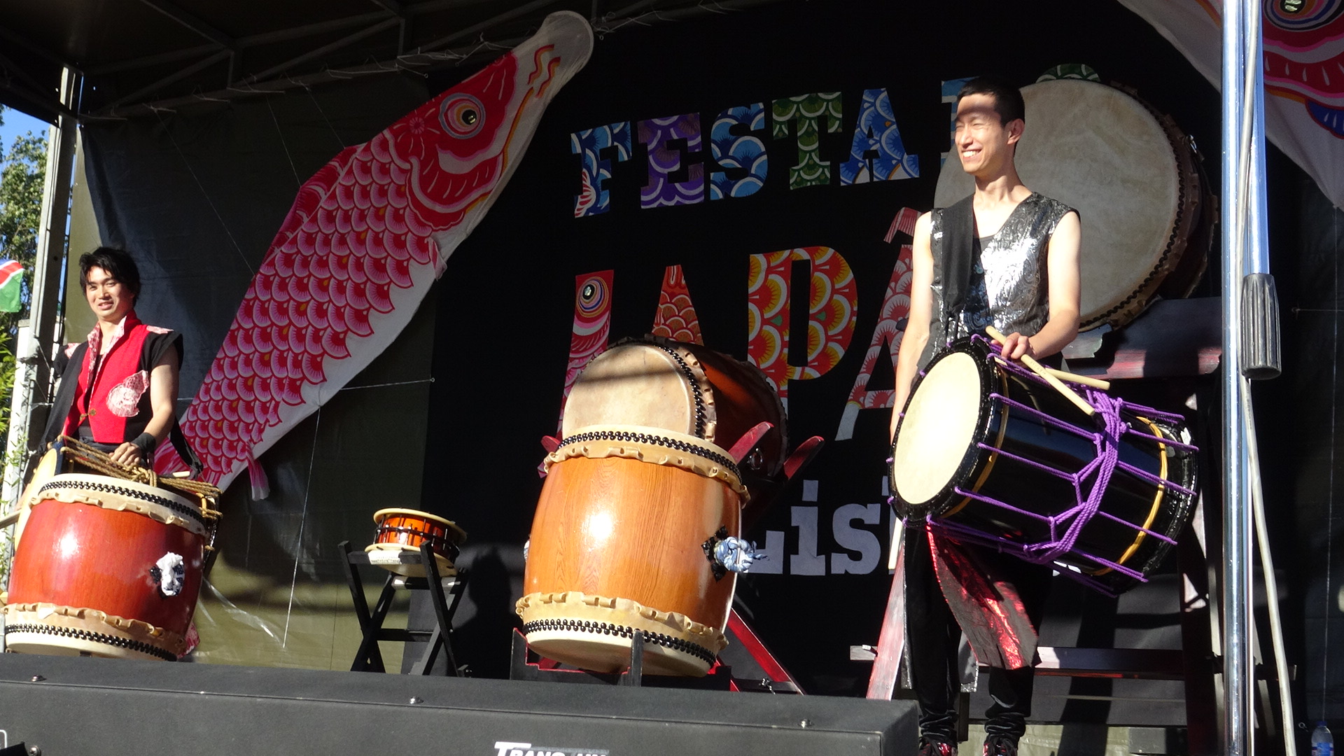 Taiko en Fiesta de Japón en Lisboa, 2018